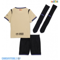Camisa de time de futebol Barcelona Replicas 2º Equipamento Infantil 2025-26 Manga Curta (+ Calças curtas)